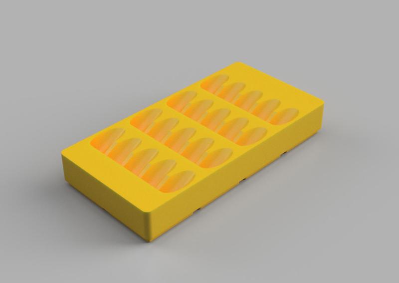 1/2 End Mill Gridfinity Organizer