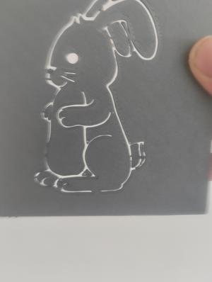 Obkreslovací šablona Zajíce