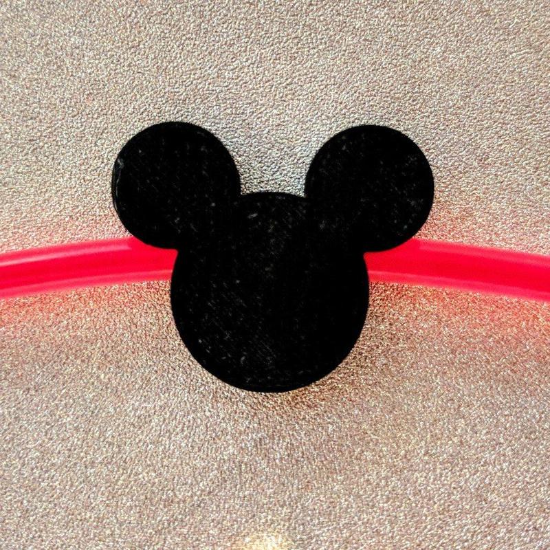 Mickey Mouse charm for glow stick bracelet
