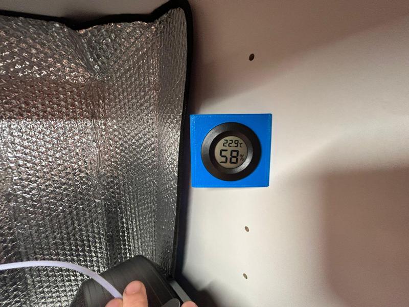 Ikea Cupboard Hydrometer support