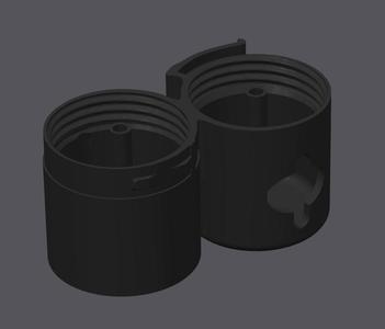 Flexi Dog leash double bag dispenser