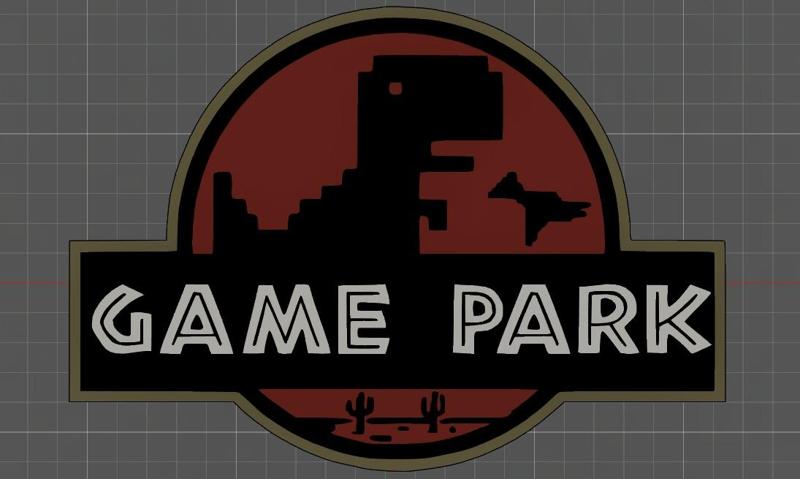 Jurasic park-Game Park sign