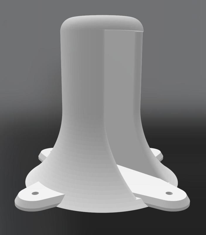 Recessed Can Light to VESA 75 Mounting Plate