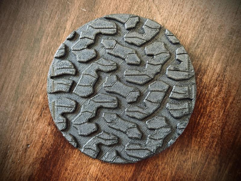 All Terrain Tire Drink Coaster