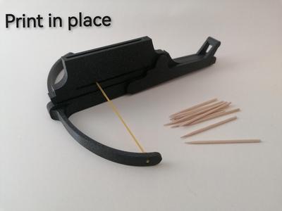 Repeating crossbow (print in place)