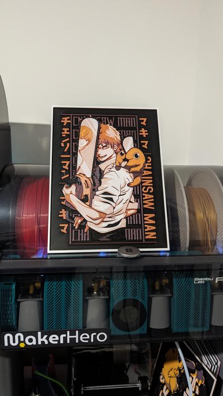 Denji - chainsaw man - Hueforge