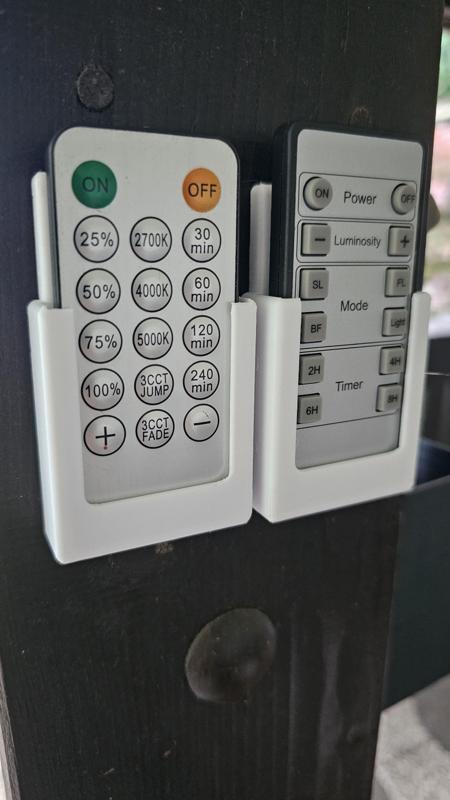 Wall Mount for 40x7mm Card sized remotes (MultiClip)