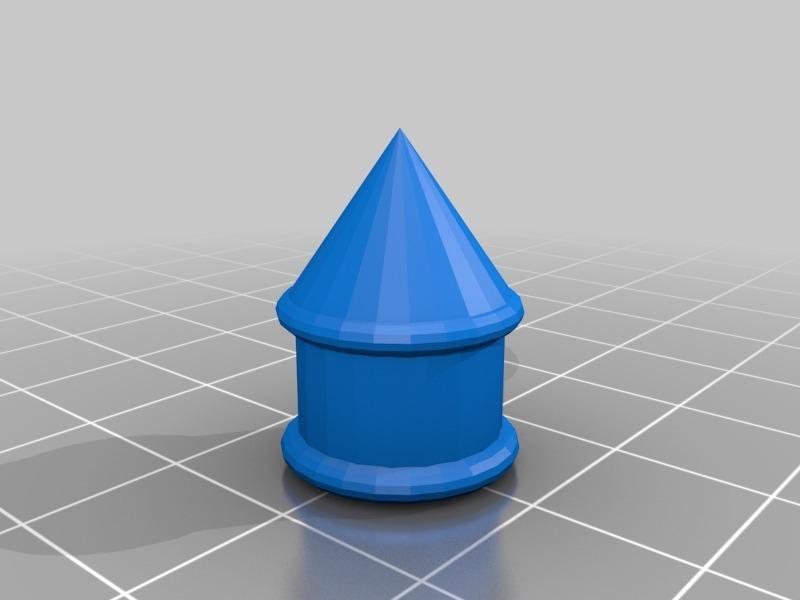 Earring Gauge 12.5 Pointed