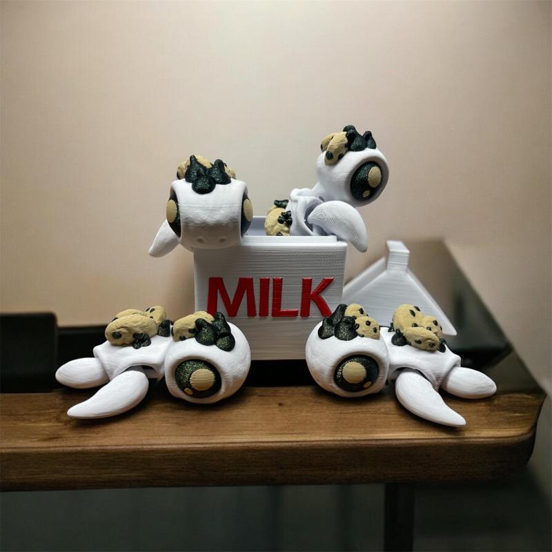 Chocolate Chip Cookie Turtle and Milk Box