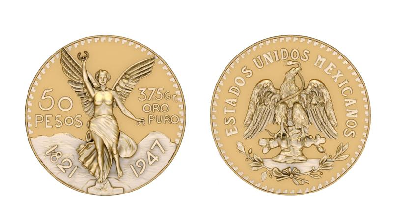 Mexican 50 Pesos Gold Coin