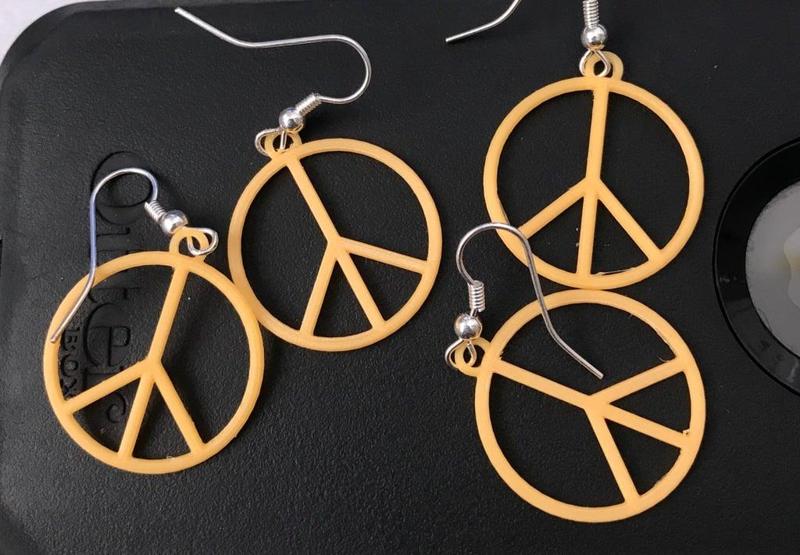 Peace Sign Earrings