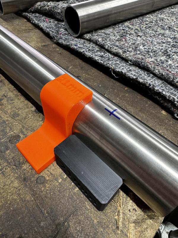 21mm distances for Ø 42,4mm tubes