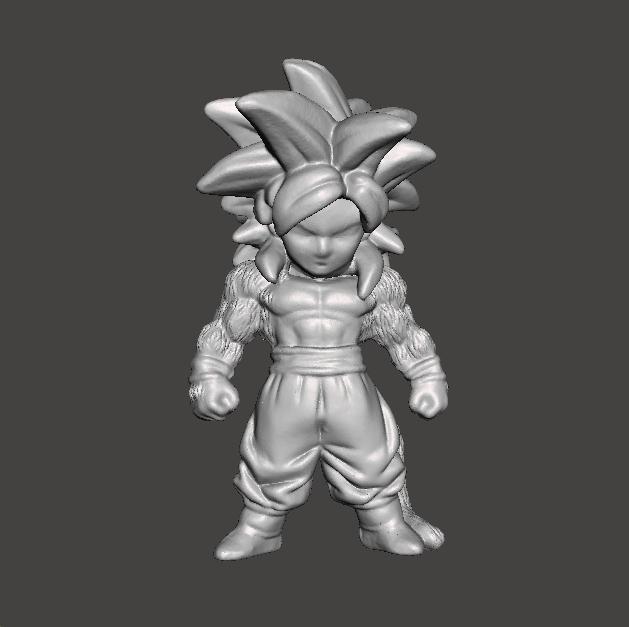 DB SON GOKU PHASE 4 CHIBI MINIATURE MODEL ANIME HERO GAMES