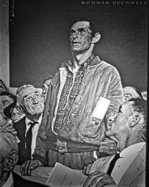 Freedom of Speech Lithophane