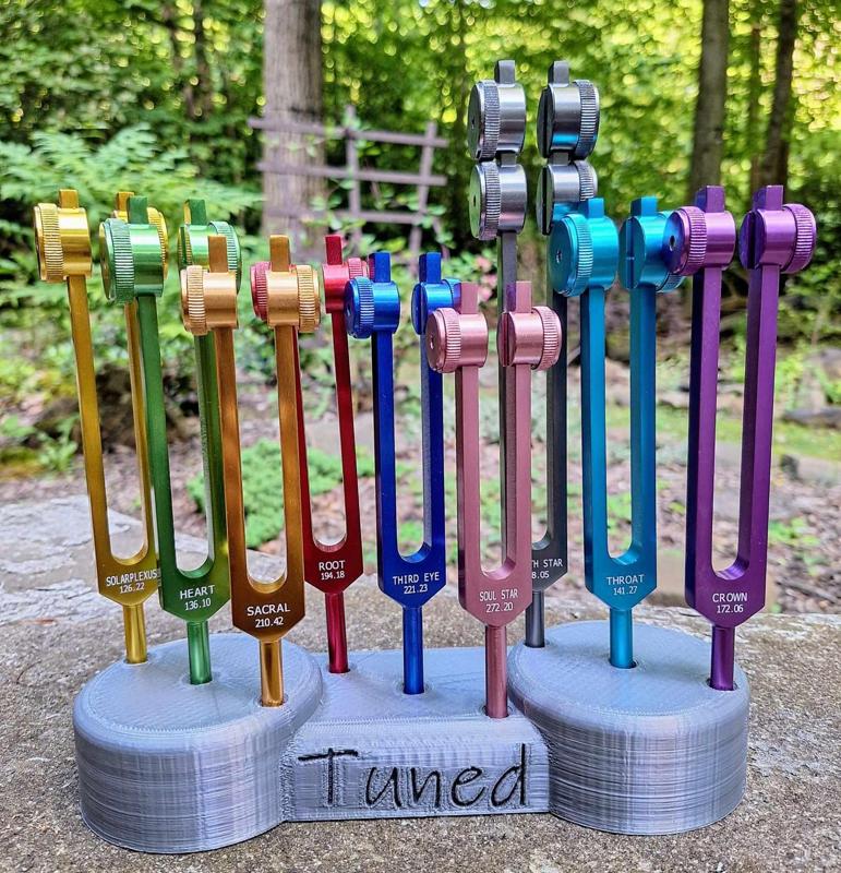 Tuning Fork Holder / Stand for Sound Healing or Mallets for Gongs and Bowls