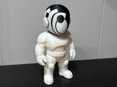 Murderbot figure with more accurate head