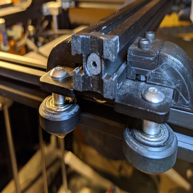 2020 End Cap with 6mm Belt Guide