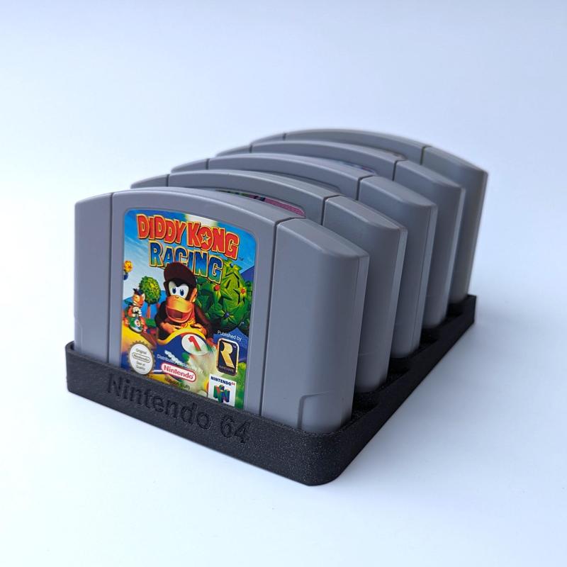 Nintendo N64 Cartridge Angled Stand