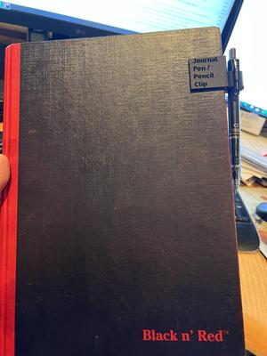 Hardback Journal Pen / Pencil Holder Clip