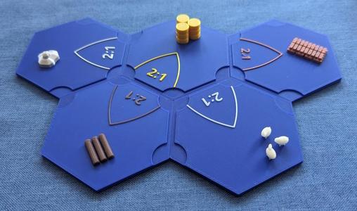 DIE SIEDLER VON CATAN Tauschhafen-Set und Meer