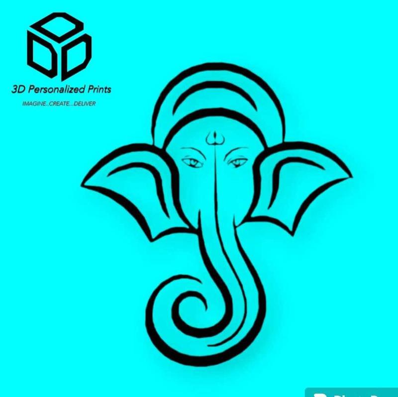 GANESHA: 2D WALL ART