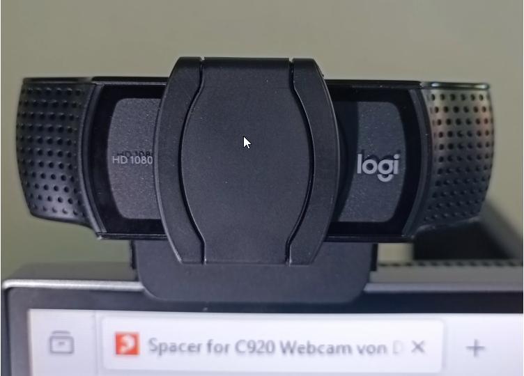 Spacer C920 Webcam with 10 mm Frame
