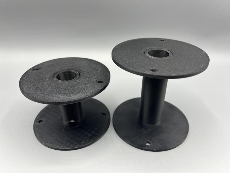 Durable plastic spools
