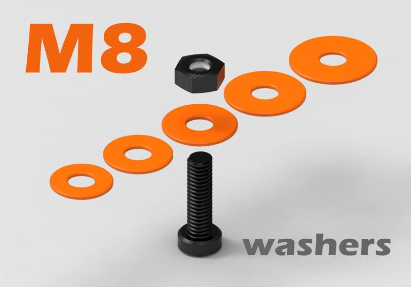 M8 Washer - 9 variations