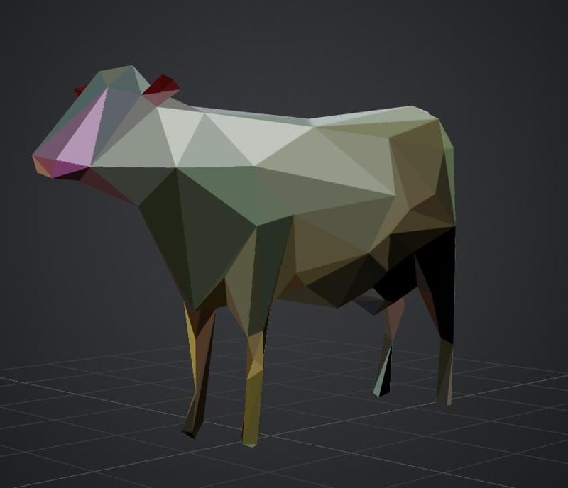 Low Poly Cow