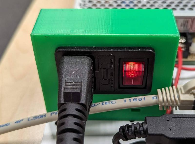 AC C14 Mount for MeanWell AC/DC supply