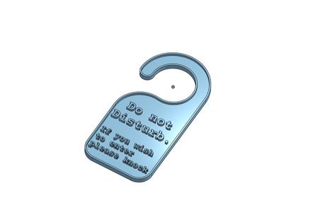 do not disturb door sign