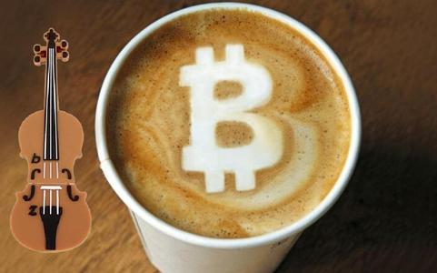BITCOIN- coffe stencil
