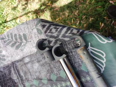 Awning pole end hook replacement