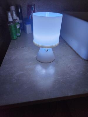 Battery powered night light (you can make lithophane lampshades)