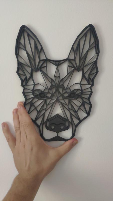 Origami pastor aleman