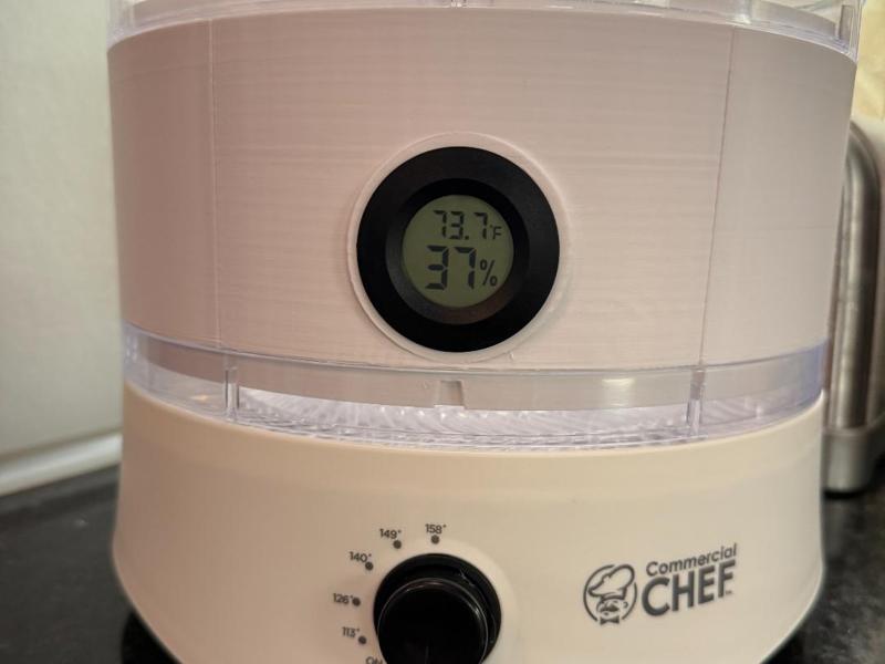 Hygrometer window magic chef dehydrator tray ext