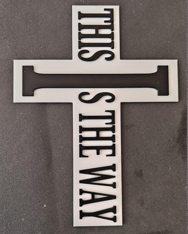 Mandalorian Cross Upper Case