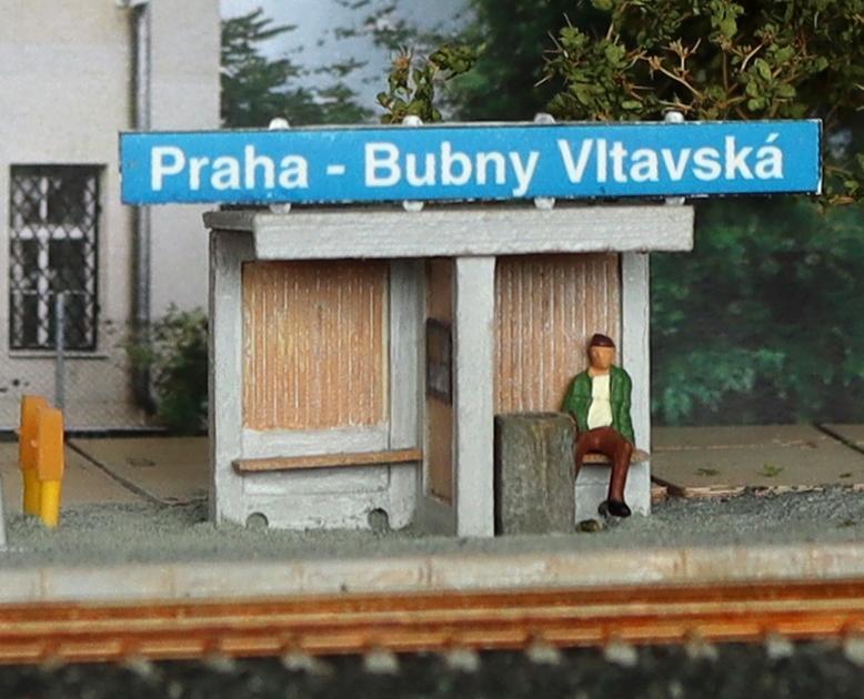 Zastávka TT 1:120 Antivandal dvě varianty