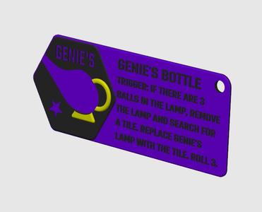 Genie's Bottle Tile Card Remastered