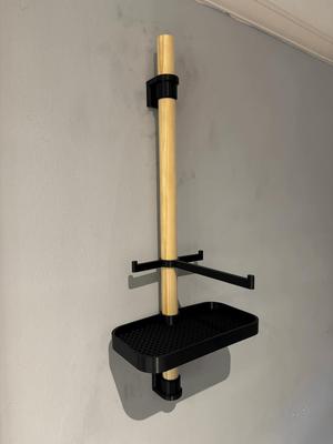 Wooden Dowel / Bar / Rod Wall Attachments System
