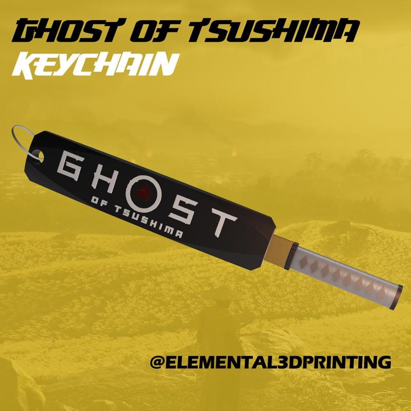 GHOST OF TSUSHIMA KEYCHAIN