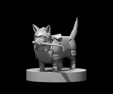 Achilles the Corgi Paladin