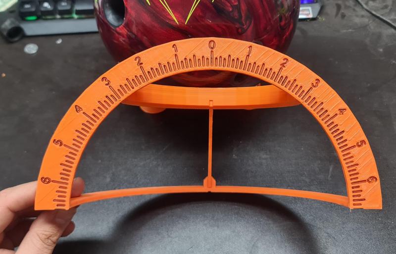 "Pro Sect" Bowling Ball Quarter Scale Layout Tool