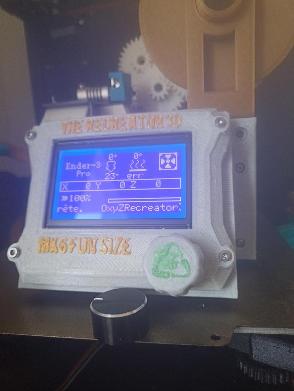 Recreator3D PetR Ender screen Knob