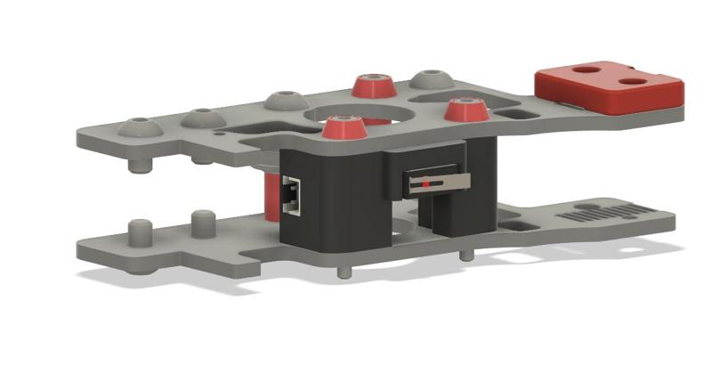 Y endstop mount for use with Vitalii's CNC A/B mounts