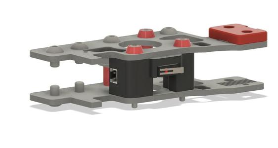 Y endstop mount for use with Vitalii's CNC A/B mounts