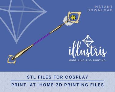 JANNA Star Guardian Staff STL FILES [League of Legends]