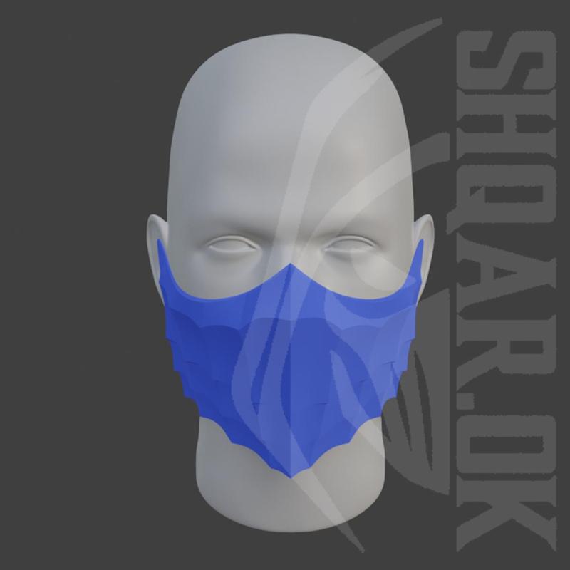 Kitana mask from Mortal Kombat 11 - Outworld Qeen