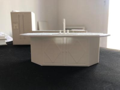 Dollhouse kitchen island