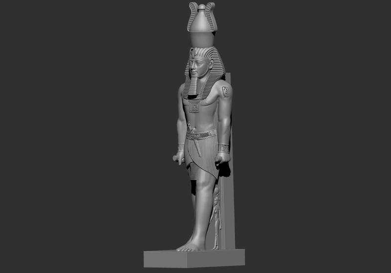 Egyptian Pharaoh king Ramses II 3D Printable model